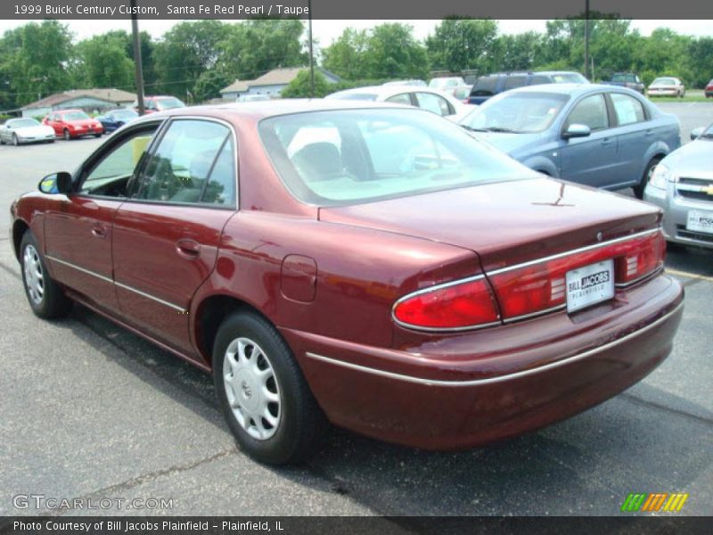 Santa Fe Red Pearl / Taupe 1999 Buick Century Custom