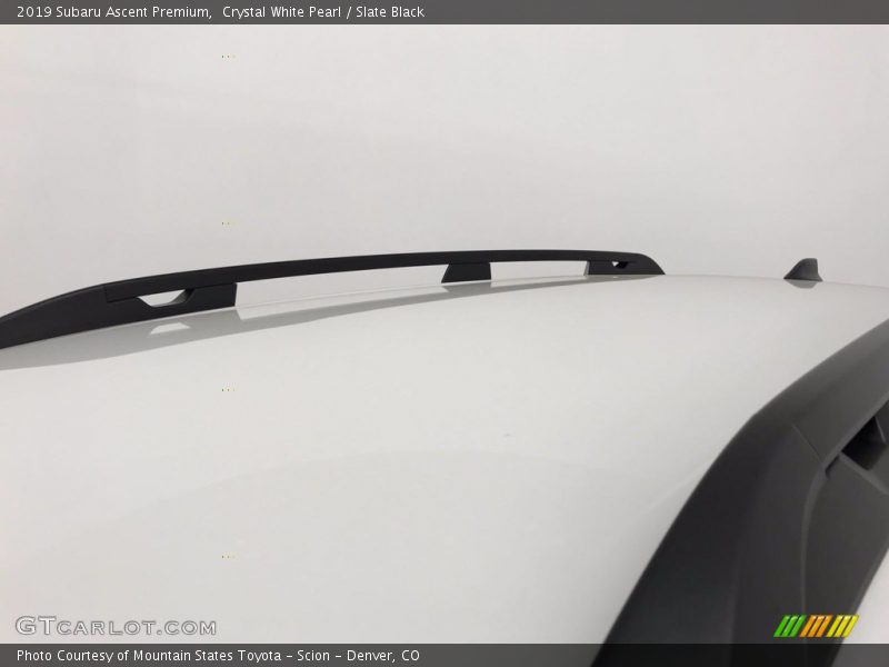 Crystal White Pearl / Slate Black 2019 Subaru Ascent Premium