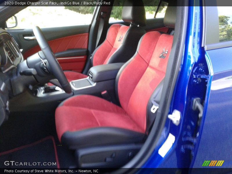 IndiGo Blue / Black/Ruby Red 2020 Dodge Charger Scat Pack