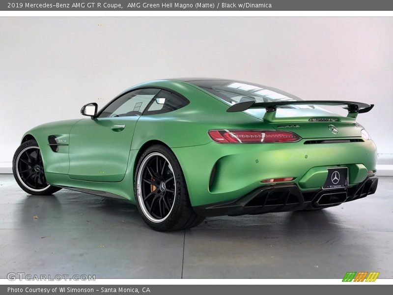 AMG Green Hell Magno (Matte) / Black w/Dinamica 2019 Mercedes-Benz AMG GT R Coupe