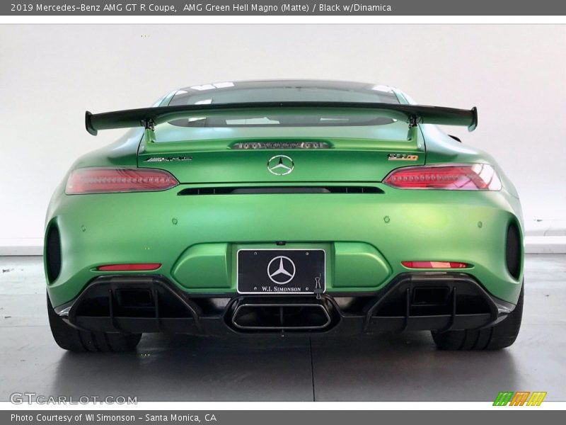 AMG Green Hell Magno (Matte) / Black w/Dinamica 2019 Mercedes-Benz AMG GT R Coupe