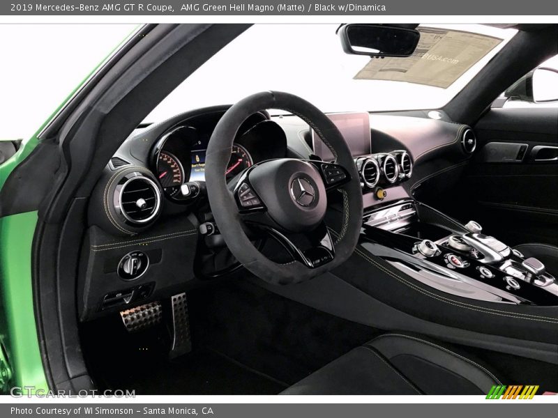 AMG Green Hell Magno (Matte) / Black w/Dinamica 2019 Mercedes-Benz AMG GT R Coupe