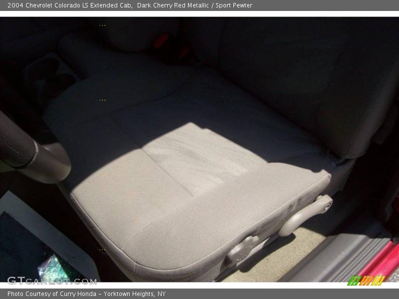 Dark Cherry Red Metallic / Sport Pewter 2004 Chevrolet Colorado LS Extended Cab