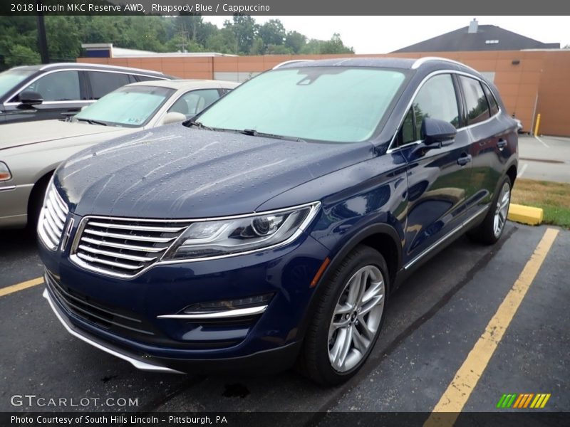 Rhapsody Blue / Cappuccino 2018 Lincoln MKC Reserve AWD