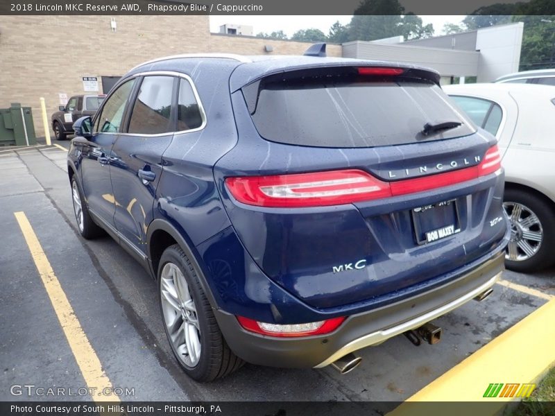 Rhapsody Blue / Cappuccino 2018 Lincoln MKC Reserve AWD