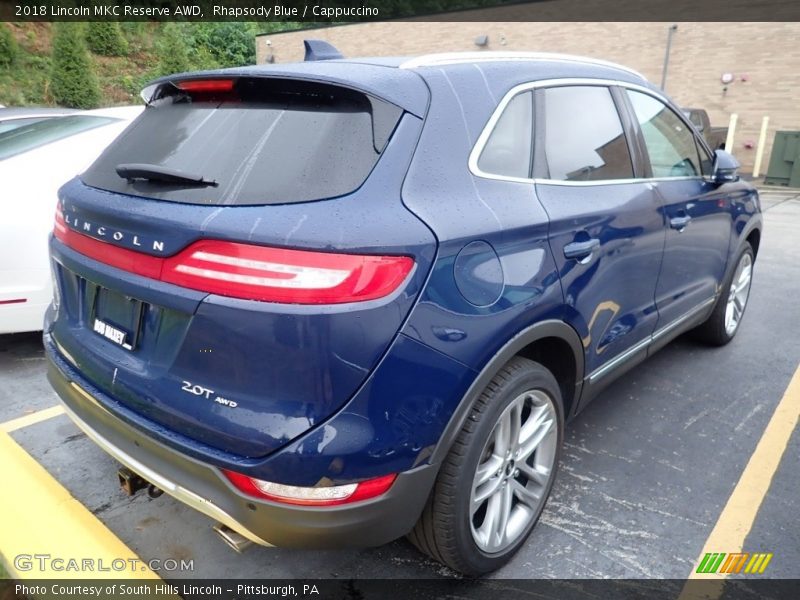 Rhapsody Blue / Cappuccino 2018 Lincoln MKC Reserve AWD