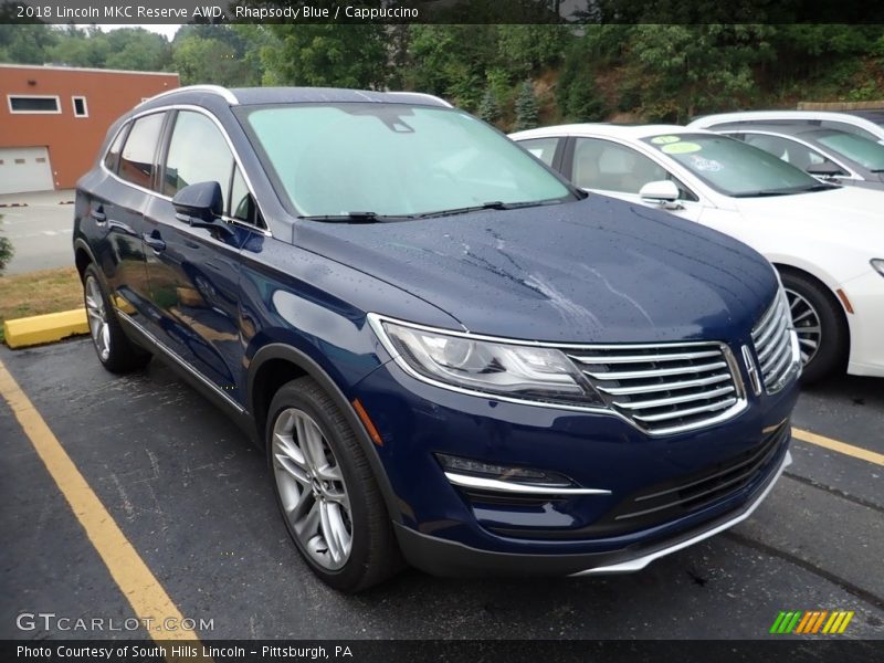 Rhapsody Blue / Cappuccino 2018 Lincoln MKC Reserve AWD