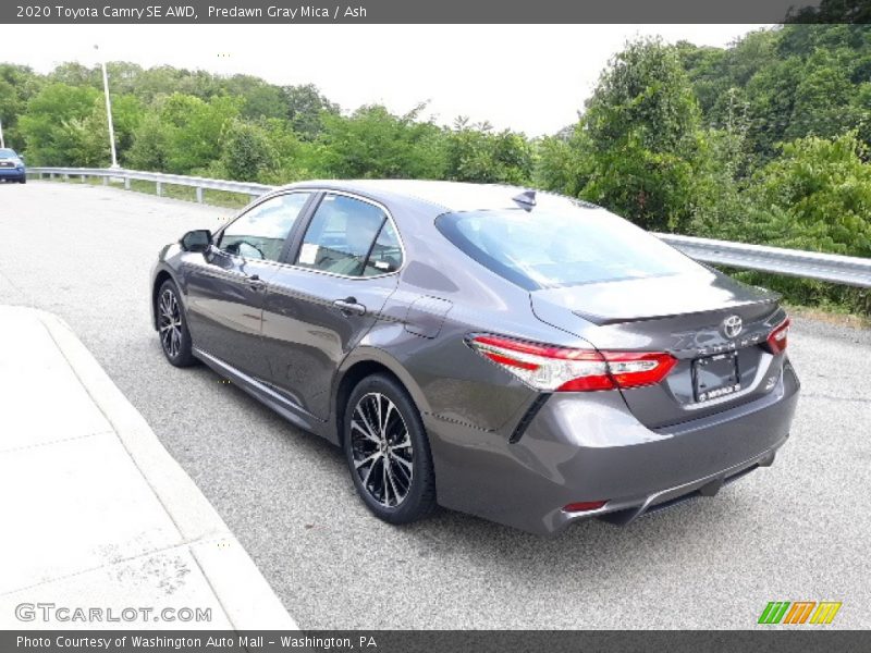 Predawn Gray Mica / Ash 2020 Toyota Camry SE AWD