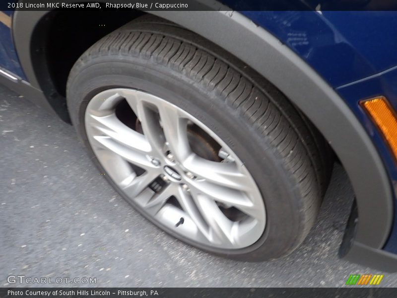 Rhapsody Blue / Cappuccino 2018 Lincoln MKC Reserve AWD