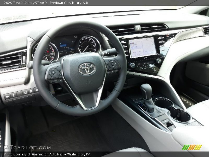 Predawn Gray Mica / Ash 2020 Toyota Camry SE AWD