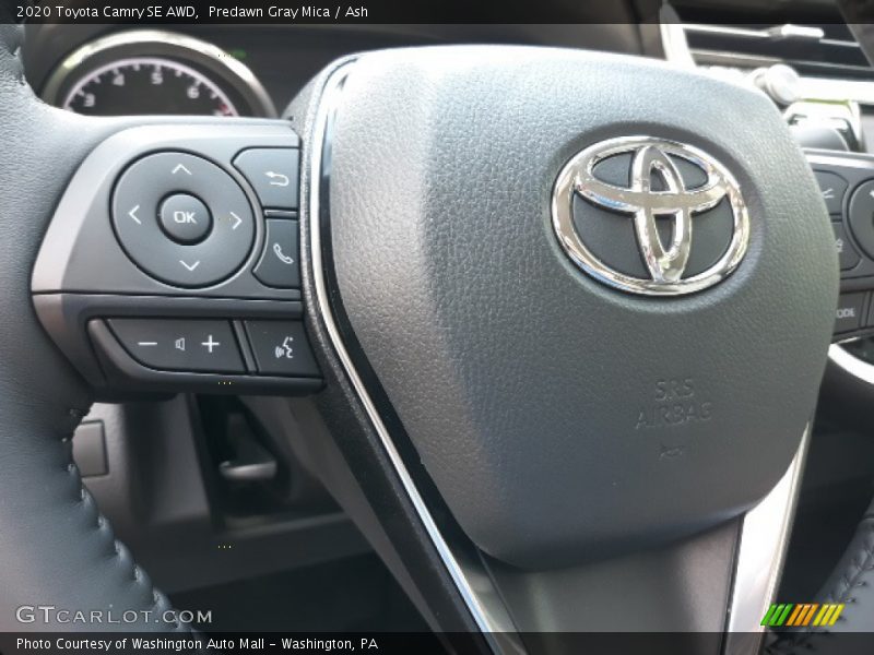 Predawn Gray Mica / Ash 2020 Toyota Camry SE AWD