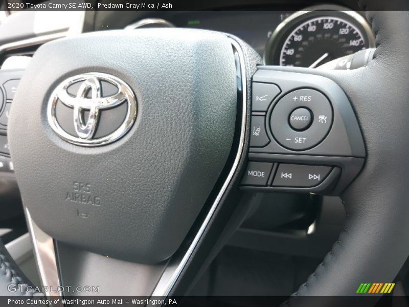Predawn Gray Mica / Ash 2020 Toyota Camry SE AWD