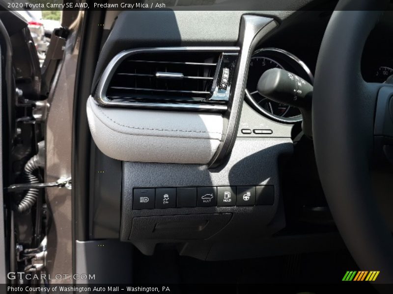 Predawn Gray Mica / Ash 2020 Toyota Camry SE AWD