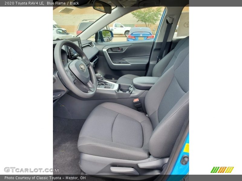 Blue Flame / Black 2020 Toyota RAV4 LE