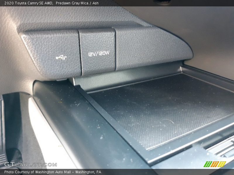 Predawn Gray Mica / Ash 2020 Toyota Camry SE AWD