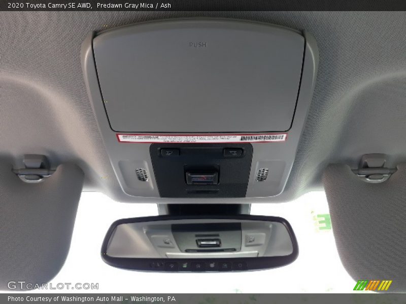 Predawn Gray Mica / Ash 2020 Toyota Camry SE AWD