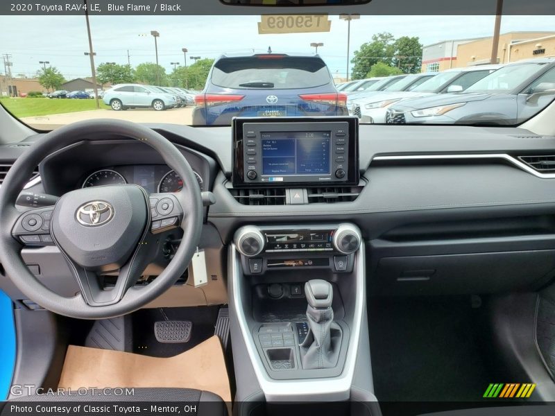 Blue Flame / Black 2020 Toyota RAV4 LE