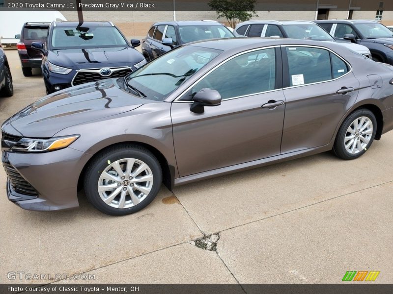 Predawn Gray Mica / Black 2020 Toyota Camry LE