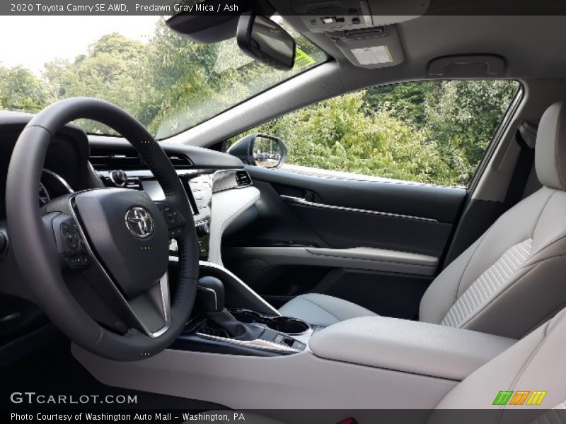 Predawn Gray Mica / Ash 2020 Toyota Camry SE AWD