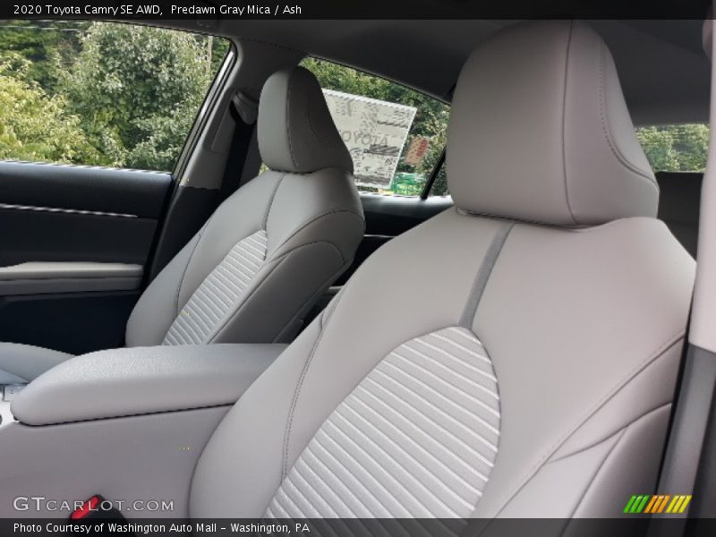 Predawn Gray Mica / Ash 2020 Toyota Camry SE AWD