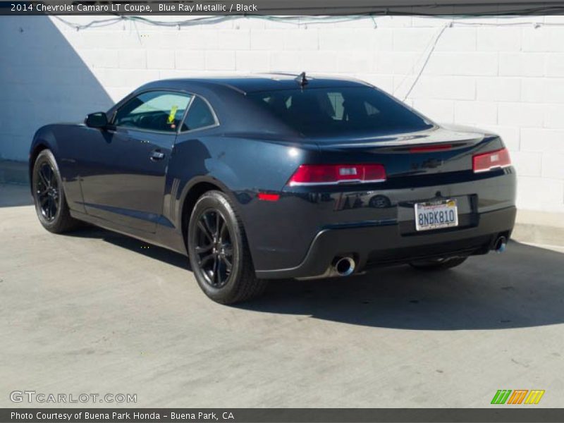 Blue Ray Metallic / Black 2014 Chevrolet Camaro LT Coupe