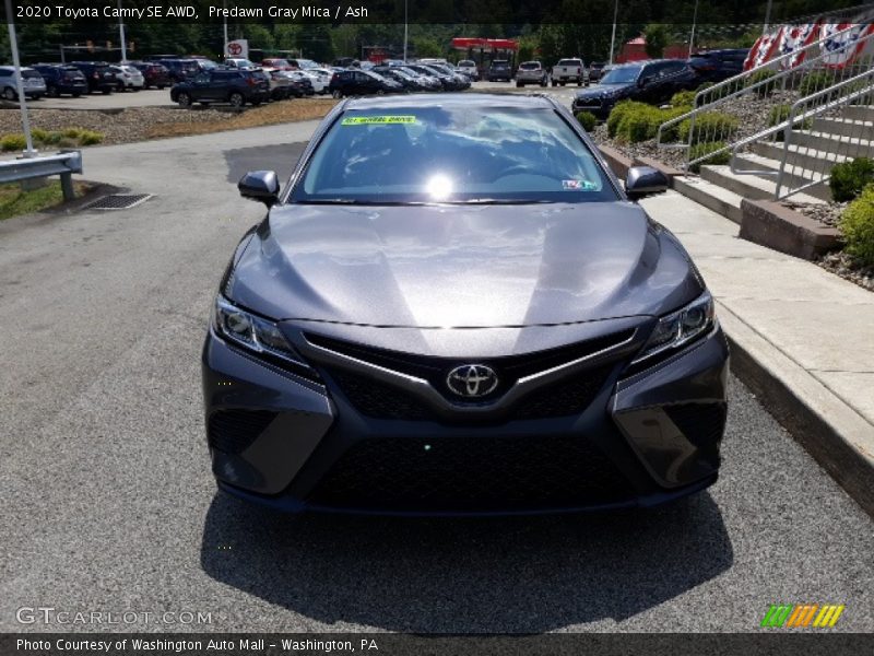 Predawn Gray Mica / Ash 2020 Toyota Camry SE AWD
