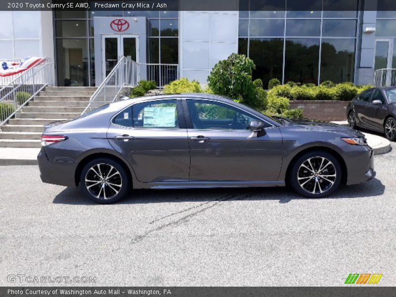 Predawn Gray Mica / Ash 2020 Toyota Camry SE AWD
