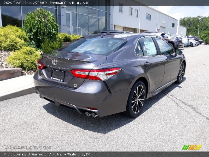 Predawn Gray Mica / Ash 2020 Toyota Camry SE AWD