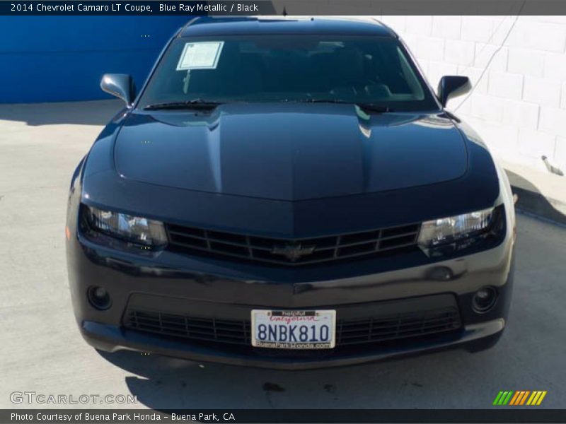 Blue Ray Metallic / Black 2014 Chevrolet Camaro LT Coupe