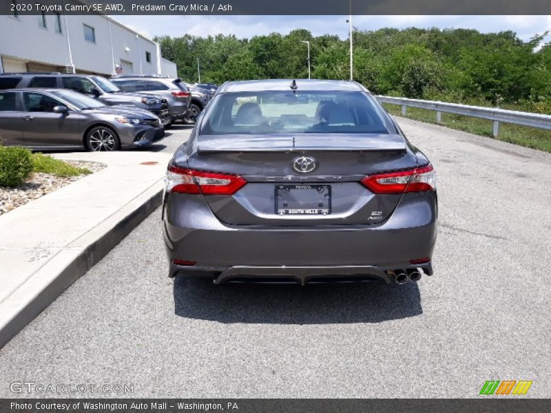 Predawn Gray Mica / Ash 2020 Toyota Camry SE AWD