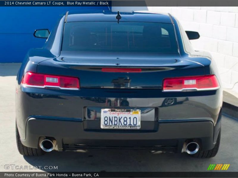 Blue Ray Metallic / Black 2014 Chevrolet Camaro LT Coupe