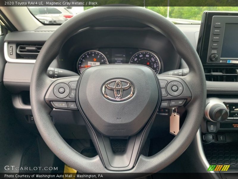 Magnetic Gray Metallic / Black 2020 Toyota RAV4 LE