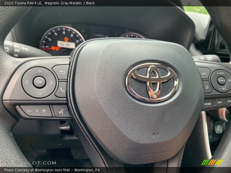 Magnetic Gray Metallic / Black 2020 Toyota RAV4 LE