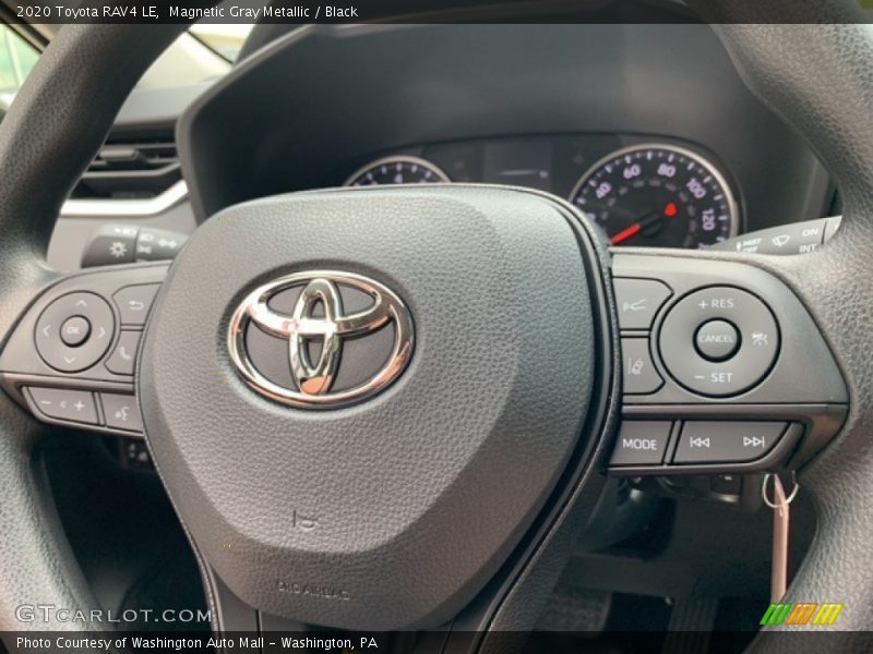 Magnetic Gray Metallic / Black 2020 Toyota RAV4 LE