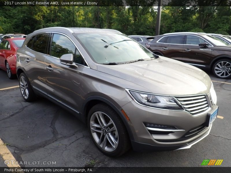 Luxe Metallic / Ebony 2017 Lincoln MKC Reserve AWD