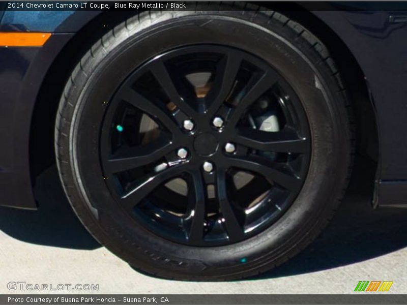 Blue Ray Metallic / Black 2014 Chevrolet Camaro LT Coupe