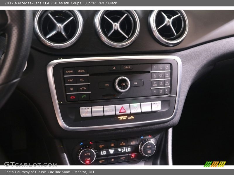 Controls of 2017 CLA 250 4Matic Coupe