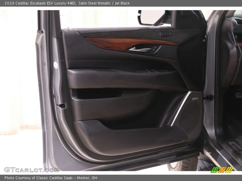 Satin Steel Metallic / Jet Black 2019 Cadillac Escalade ESV Luxury 4WD