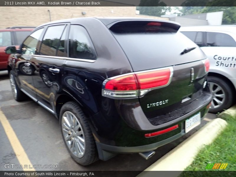 Kodiak Brown / Charcoal Black 2013 Lincoln MKX AWD