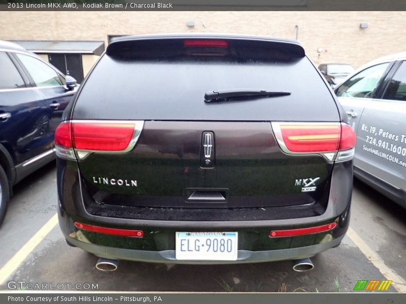 Kodiak Brown / Charcoal Black 2013 Lincoln MKX AWD