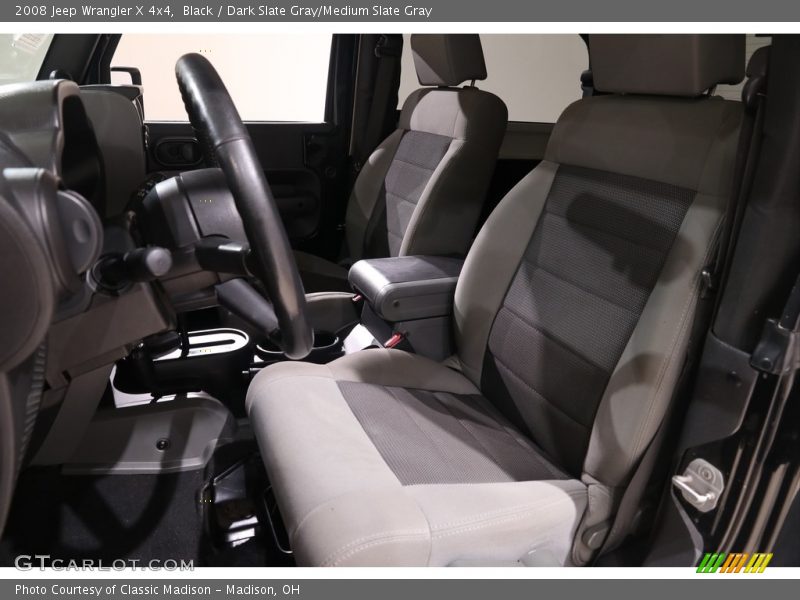 Black / Dark Slate Gray/Medium Slate Gray 2008 Jeep Wrangler X 4x4