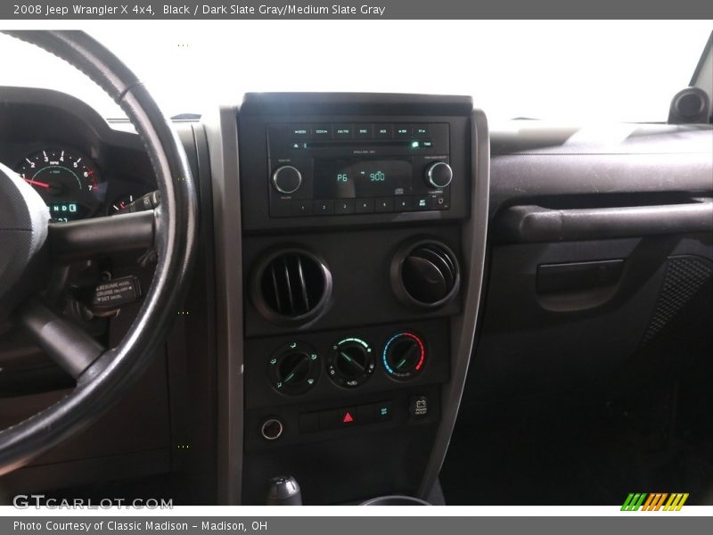 Black / Dark Slate Gray/Medium Slate Gray 2008 Jeep Wrangler X 4x4