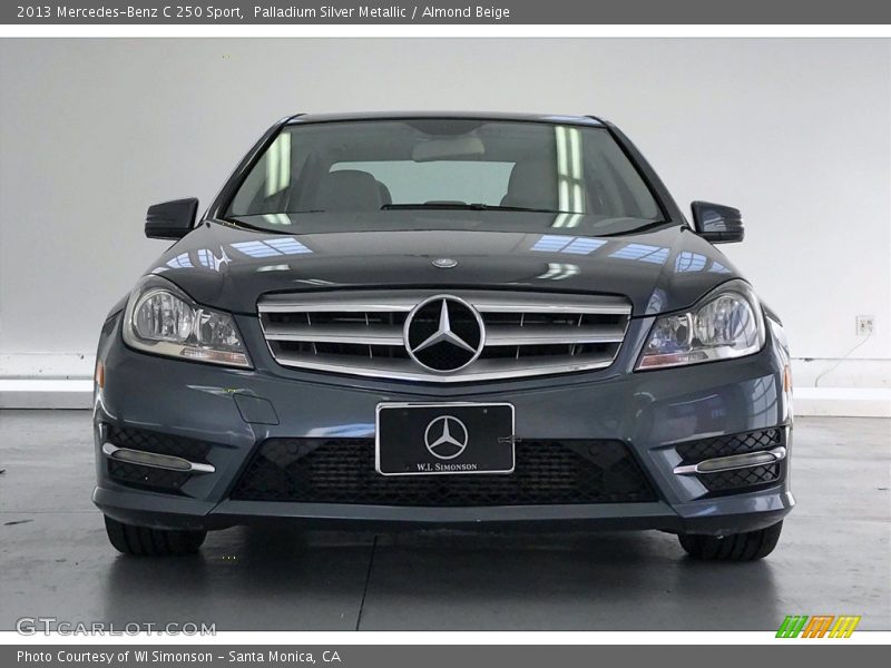 Palladium Silver Metallic / Almond Beige 2013 Mercedes-Benz C 250 Sport