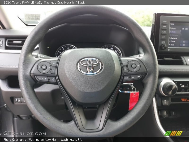 Magnetic Gray Metallic / Black 2020 Toyota RAV4 LE AWD