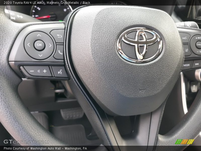 Magnetic Gray Metallic / Black 2020 Toyota RAV4 LE AWD