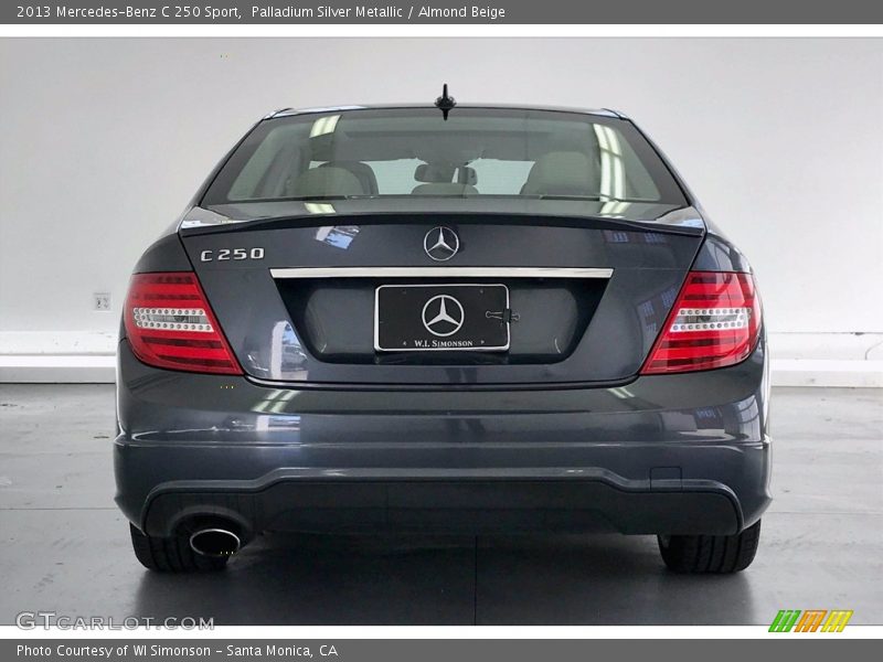 Palladium Silver Metallic / Almond Beige 2013 Mercedes-Benz C 250 Sport