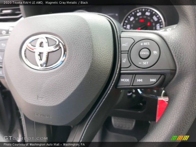 Magnetic Gray Metallic / Black 2020 Toyota RAV4 LE AWD