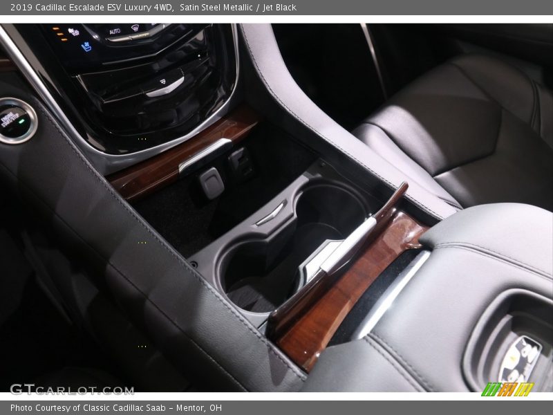 Satin Steel Metallic / Jet Black 2019 Cadillac Escalade ESV Luxury 4WD