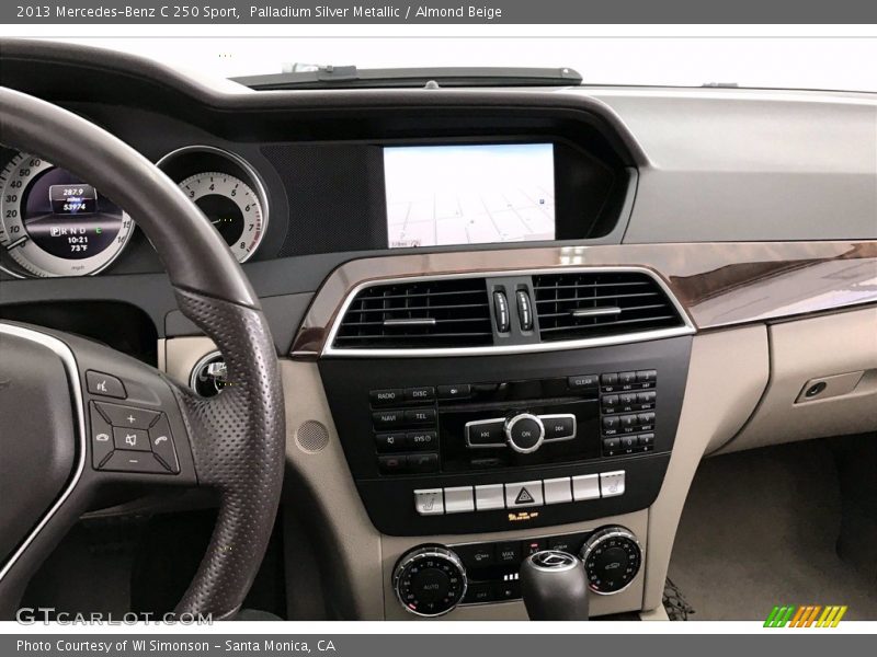 Palladium Silver Metallic / Almond Beige 2013 Mercedes-Benz C 250 Sport