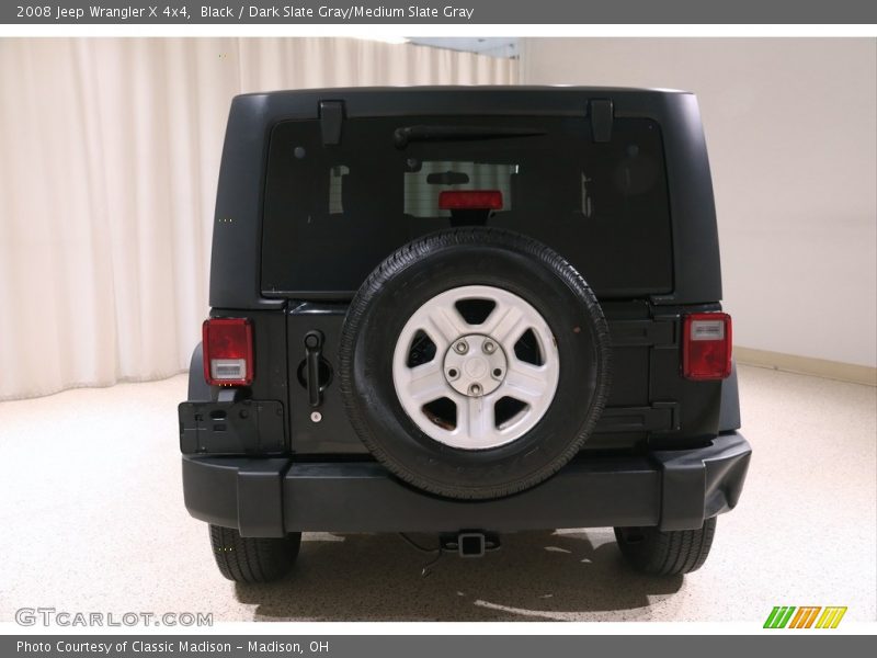 Black / Dark Slate Gray/Medium Slate Gray 2008 Jeep Wrangler X 4x4
